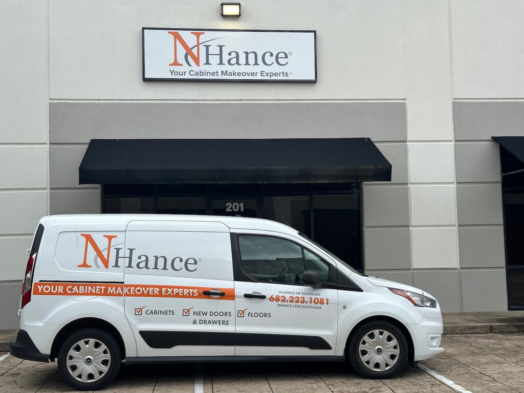 NHance of Southlake service van outside the Colleyville office